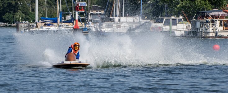 Racing racing boat race