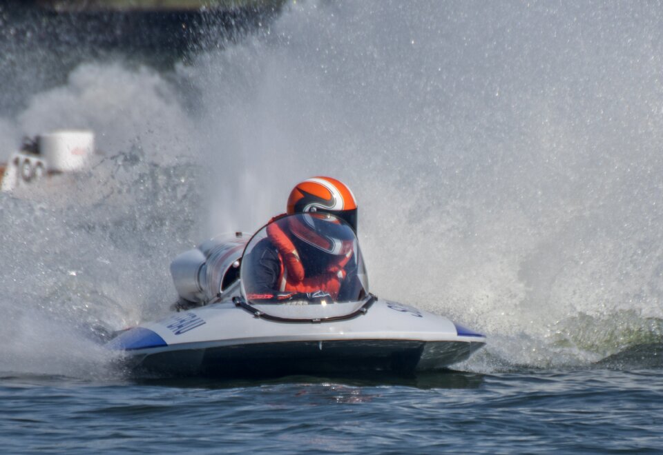 Racing motorsport racing boat