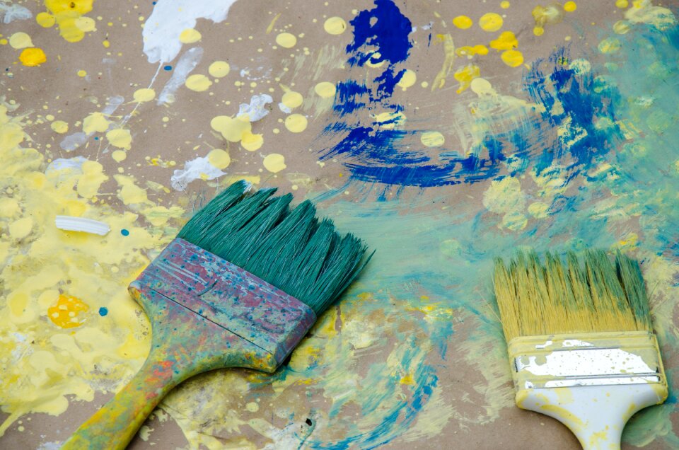 Colorful color painting