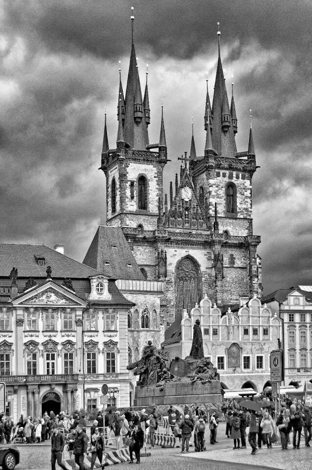Architecture gothic the bell tower