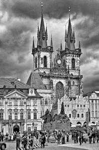 Architecture gothic the bell tower photo