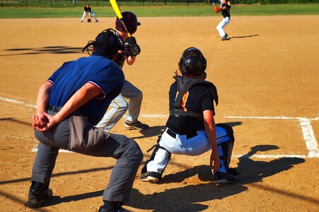 Glove little league umpire photo