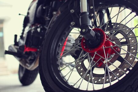 Wheels motor cycle motor