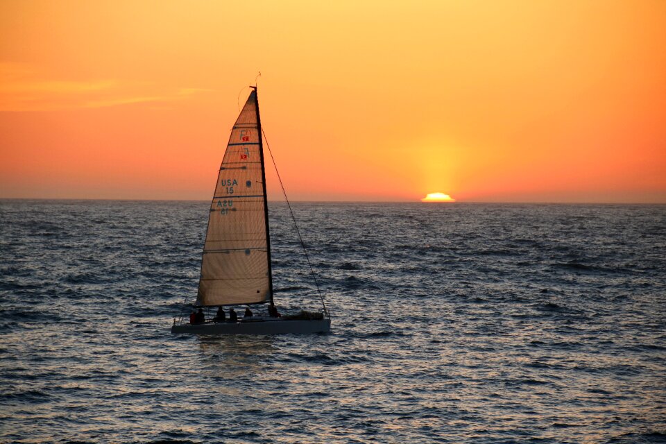Seegeln seegelschiff sunset