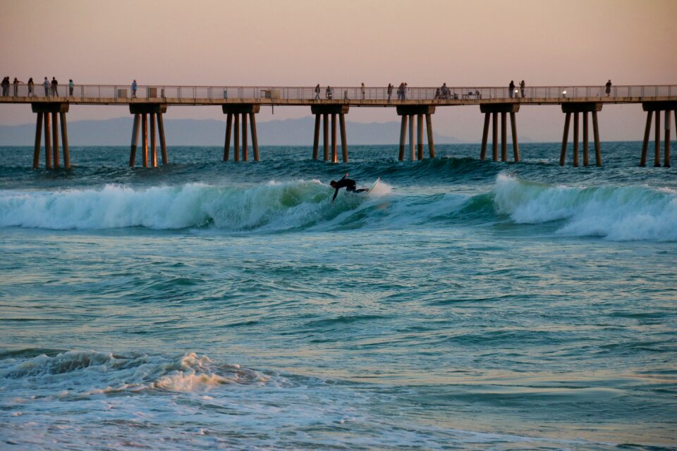 California los angeles hermosa pier