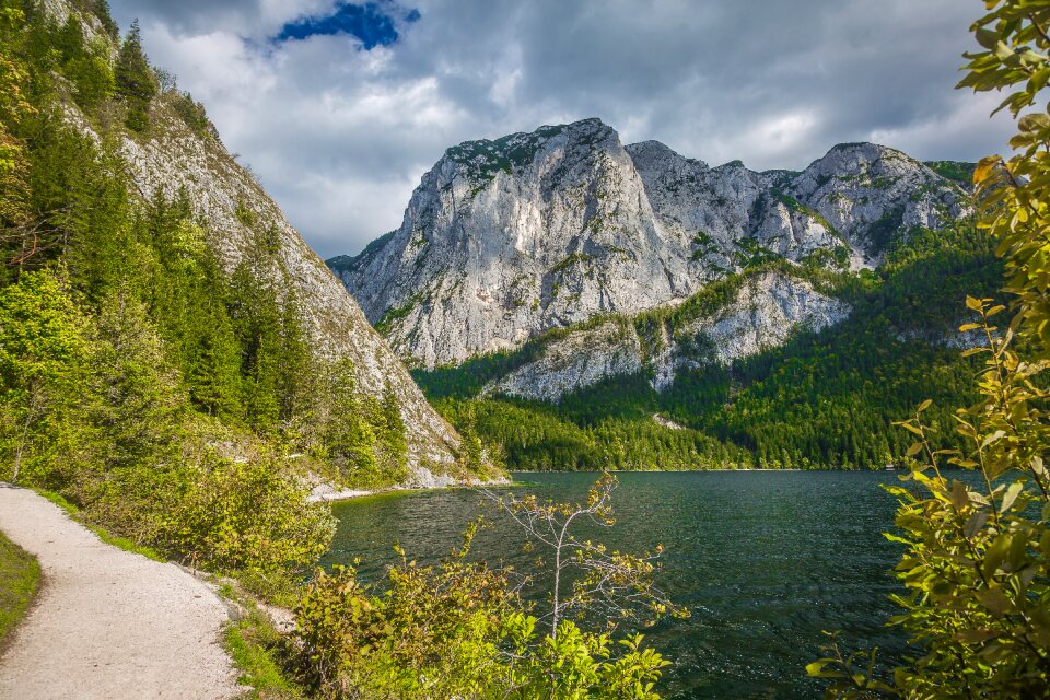 Austria mountains bergsee photo