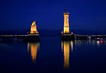 Lake lighthouse germany photo