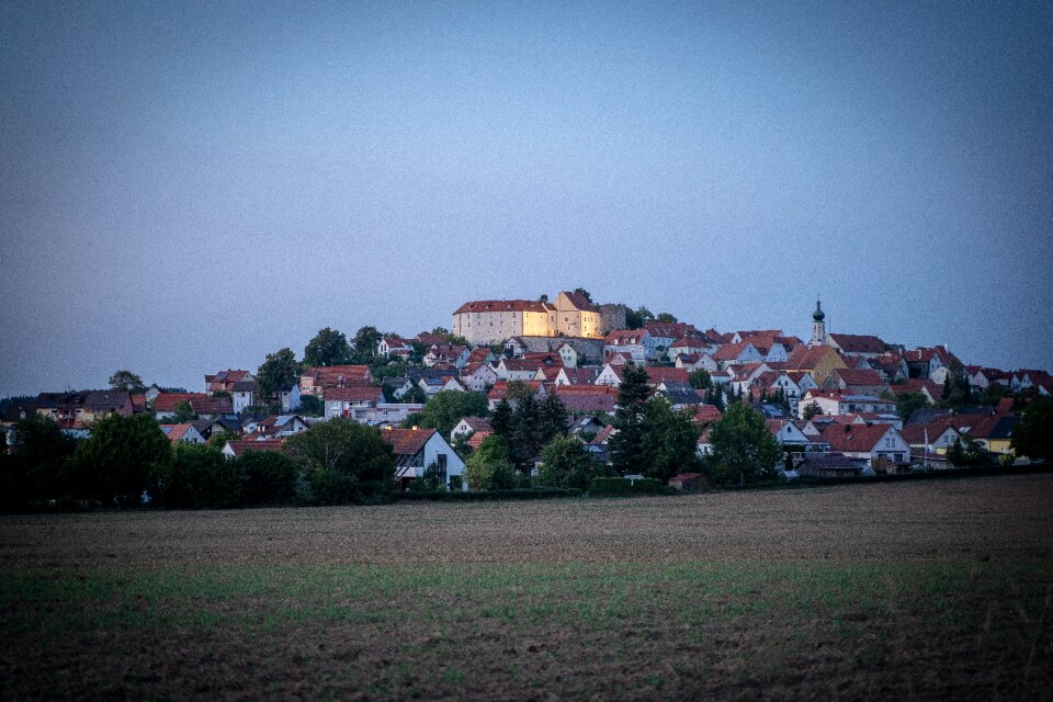 Evening rural nature