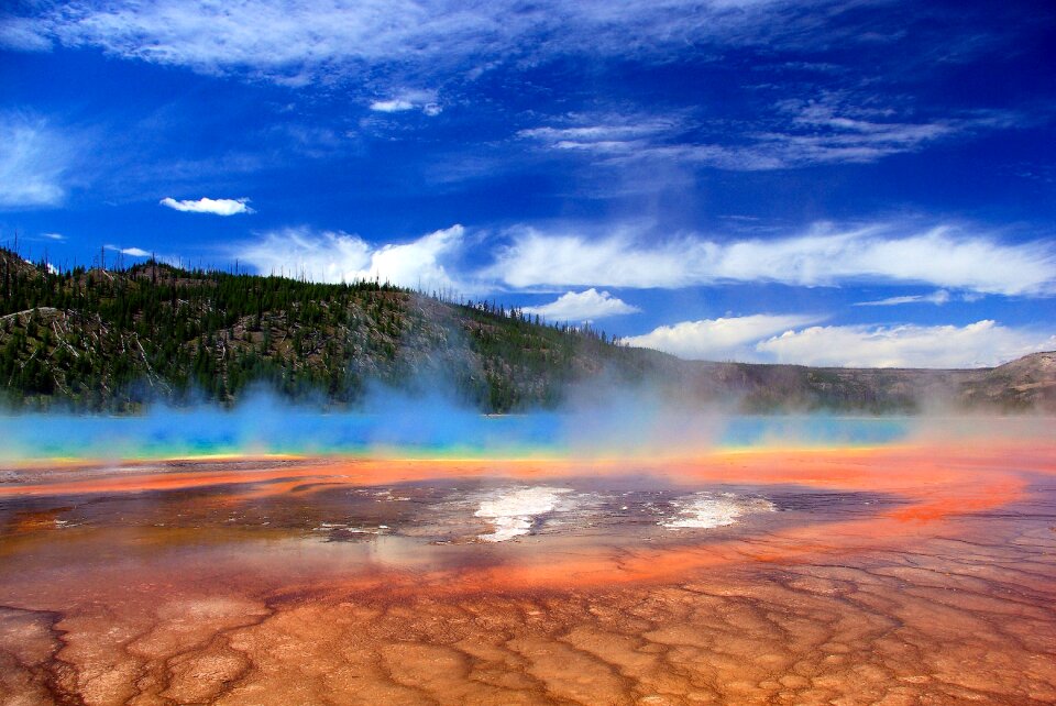 Grand prismatic yellowstone