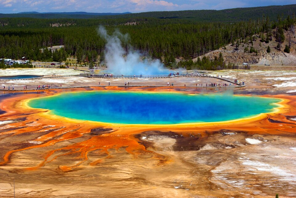 Grand prismatic yellowstone
