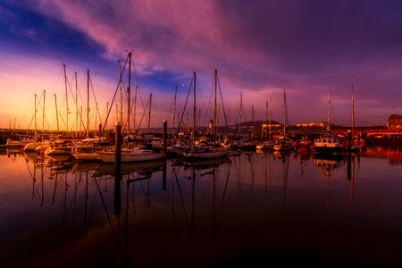 Harbour mood yacht