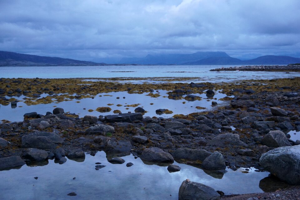 Blue landscape nature