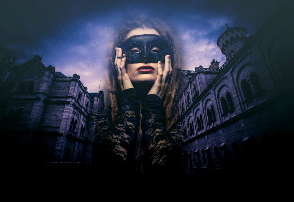 Dark fantasy goth photo