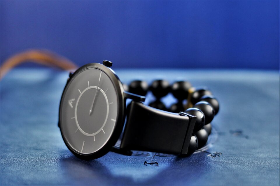 Fashion style blue watch