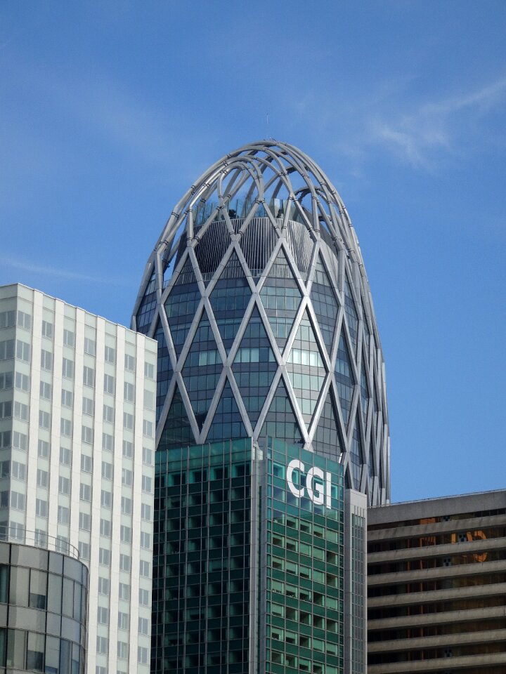 Sky blue building