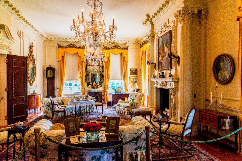 Living room estate brown room