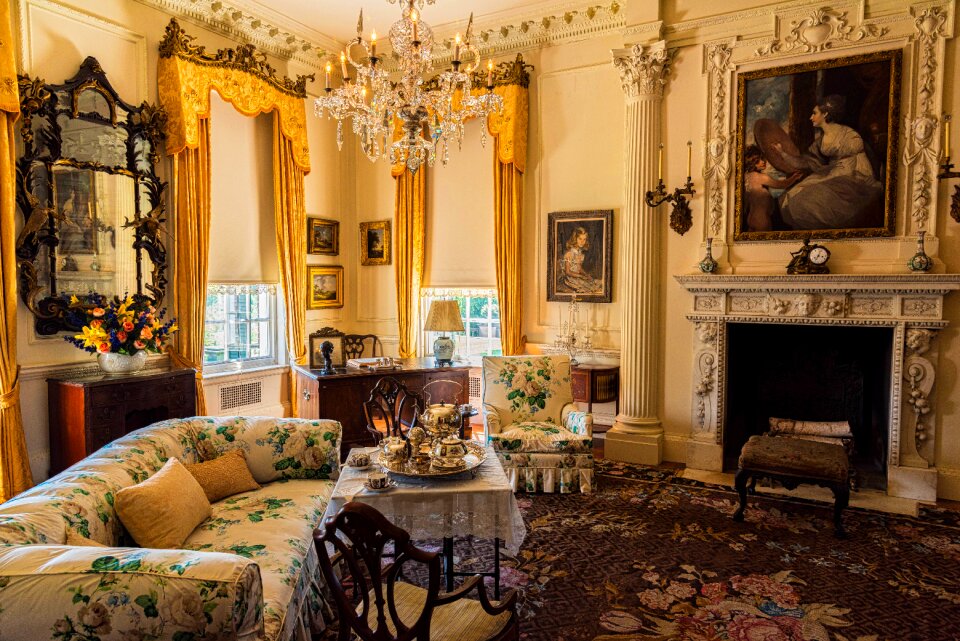 Living room estate brown room