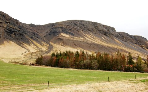 Iceland mountains mountain landscape photo