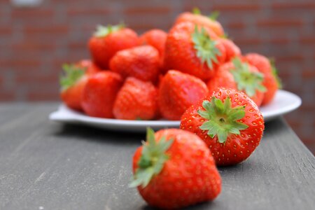 Summer fruits fruit red