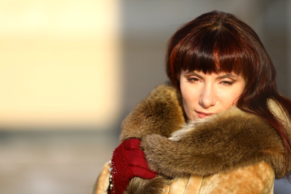 Portrait grown up winter