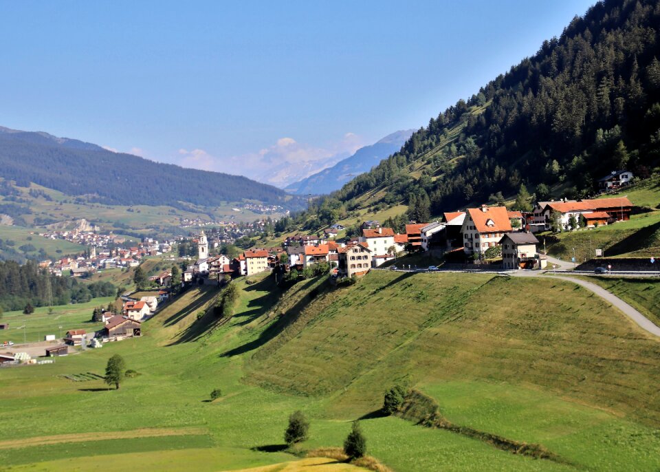 Summer travel panorama