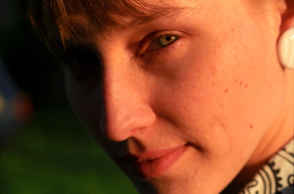 Adult people face
