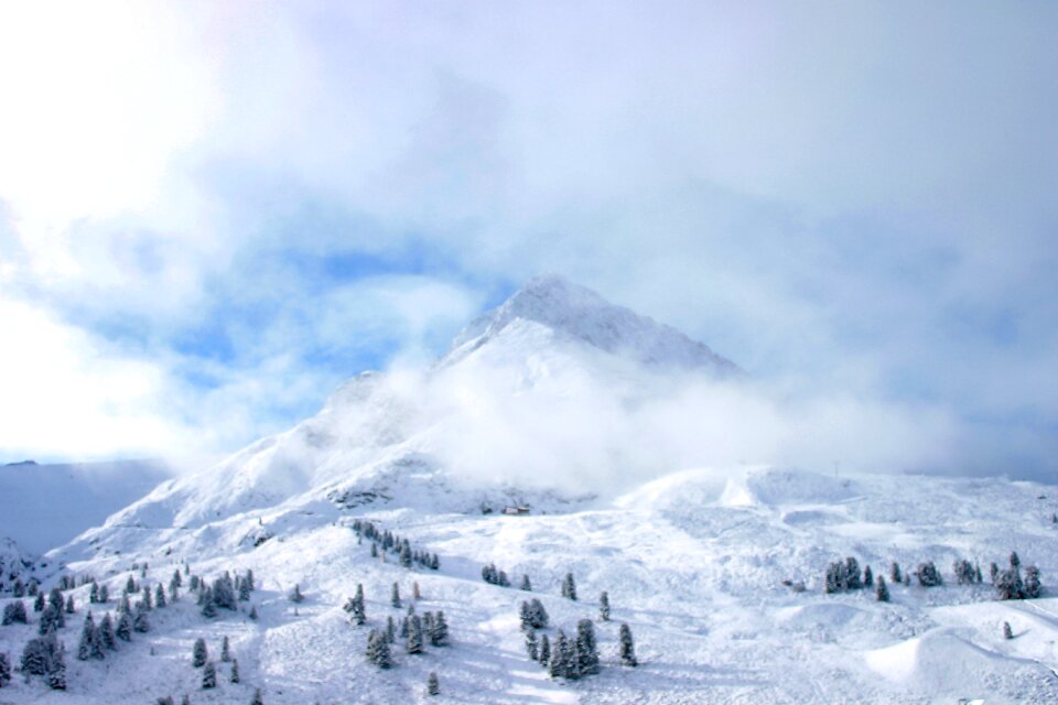 Cloud sky mountains