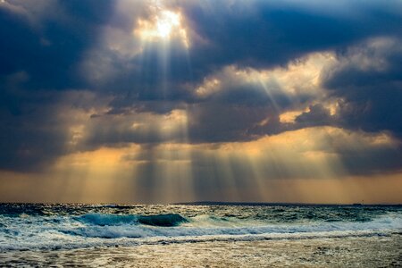 Horizon coast landscape