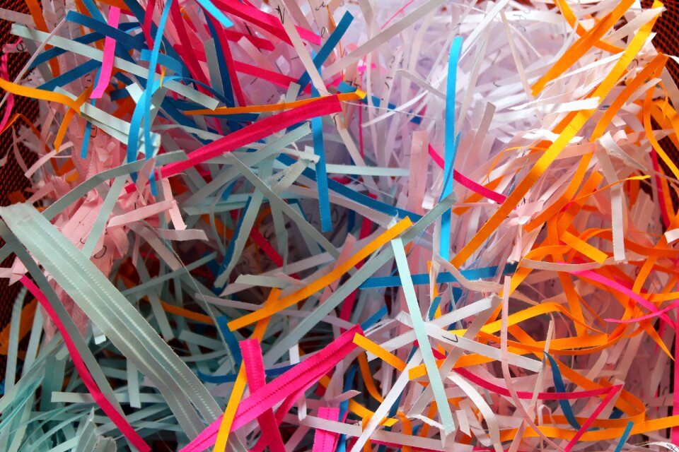 Recycling disposal pile