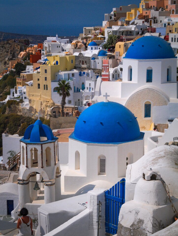 Mediterranean blue vacation