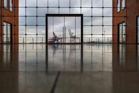 Hanseatic city elbe glass