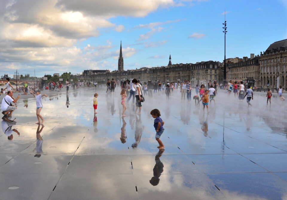 Urban planning docks monument