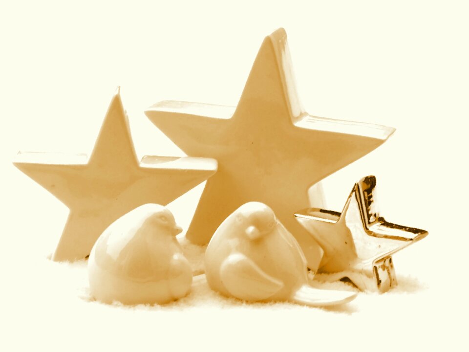 Christmas snow decoration