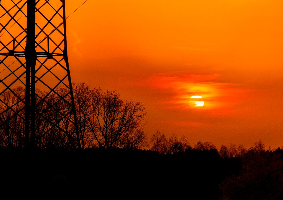 Evening dusk sky photo