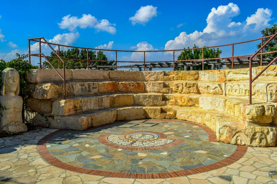 Petreon sculpture park mazotos cyprus