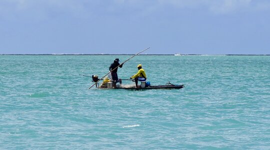 Mar fishery raft photo