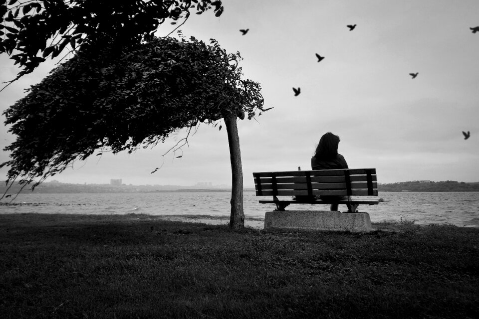 People beautiful sadness