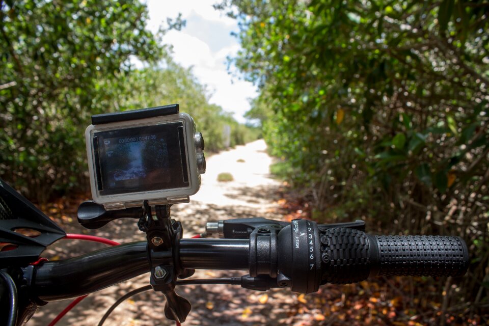 Cycling landscape walk