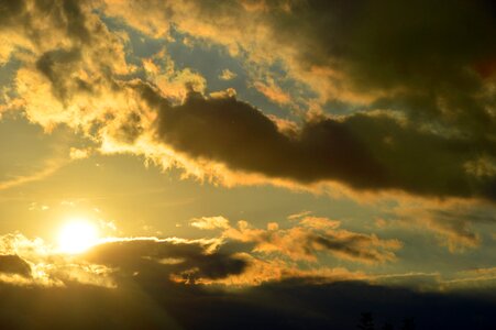 Sunset mood abendstimmung photo