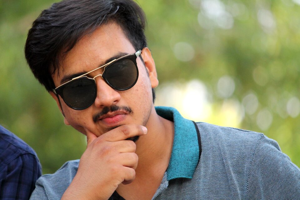 Adult facial expression sunglasses