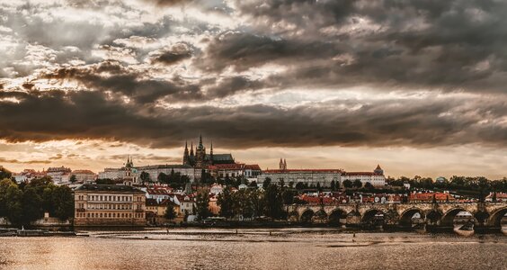 Architecture river charles bridge photo