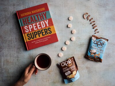 Snacks coffee gray coffee
