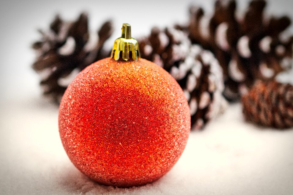 Ball christmas christmas card