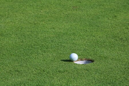 Golf balls hole sport photo
