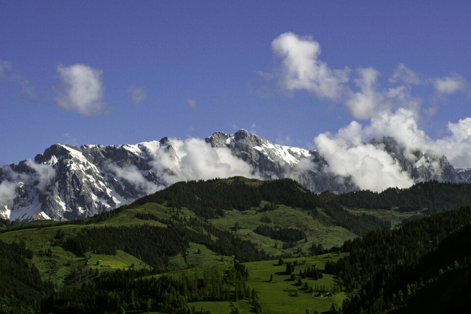 Rocks landscape clouds photo