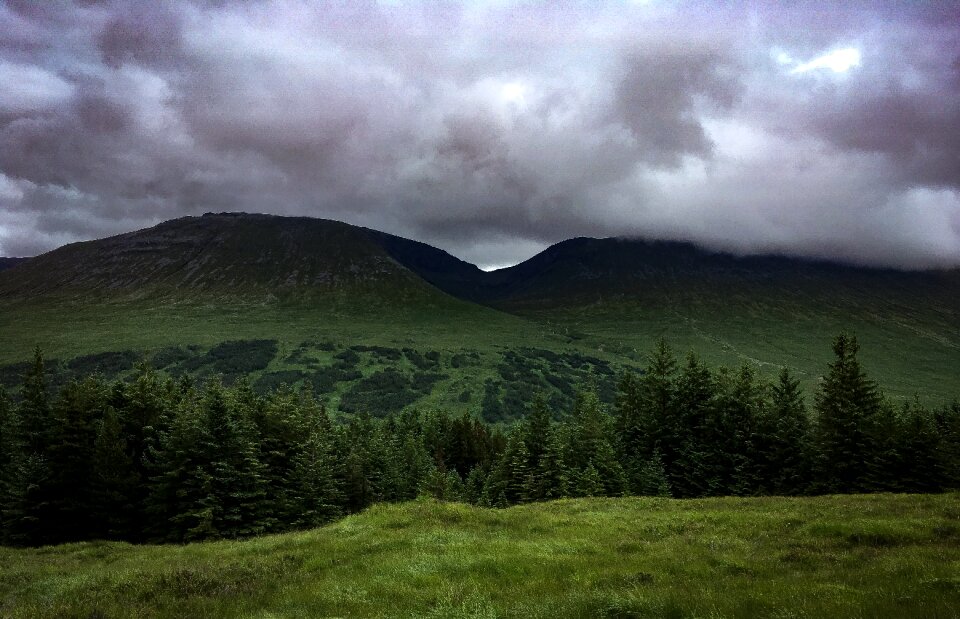 Mountain highlands trekking