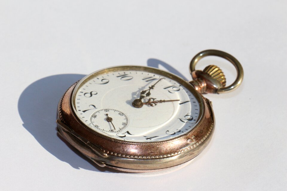 Pocket watch clock face nostalgia