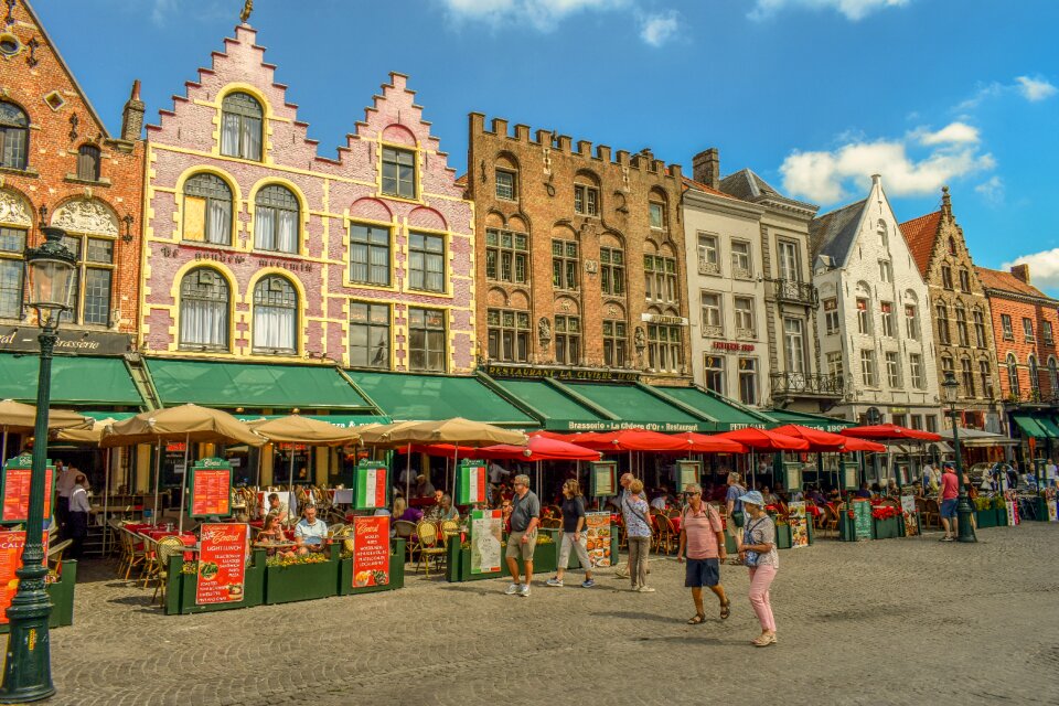 Buildings architecture colorful