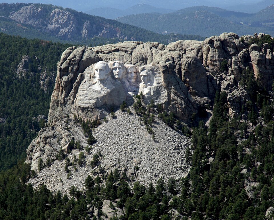 Landmark scenic south dakota