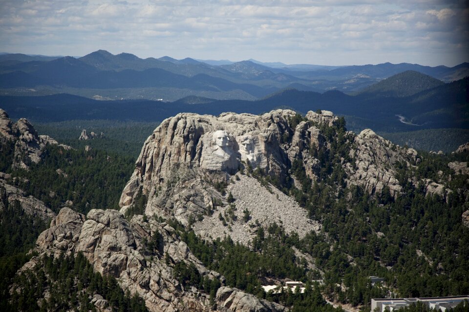 Landmark scenic south dakota